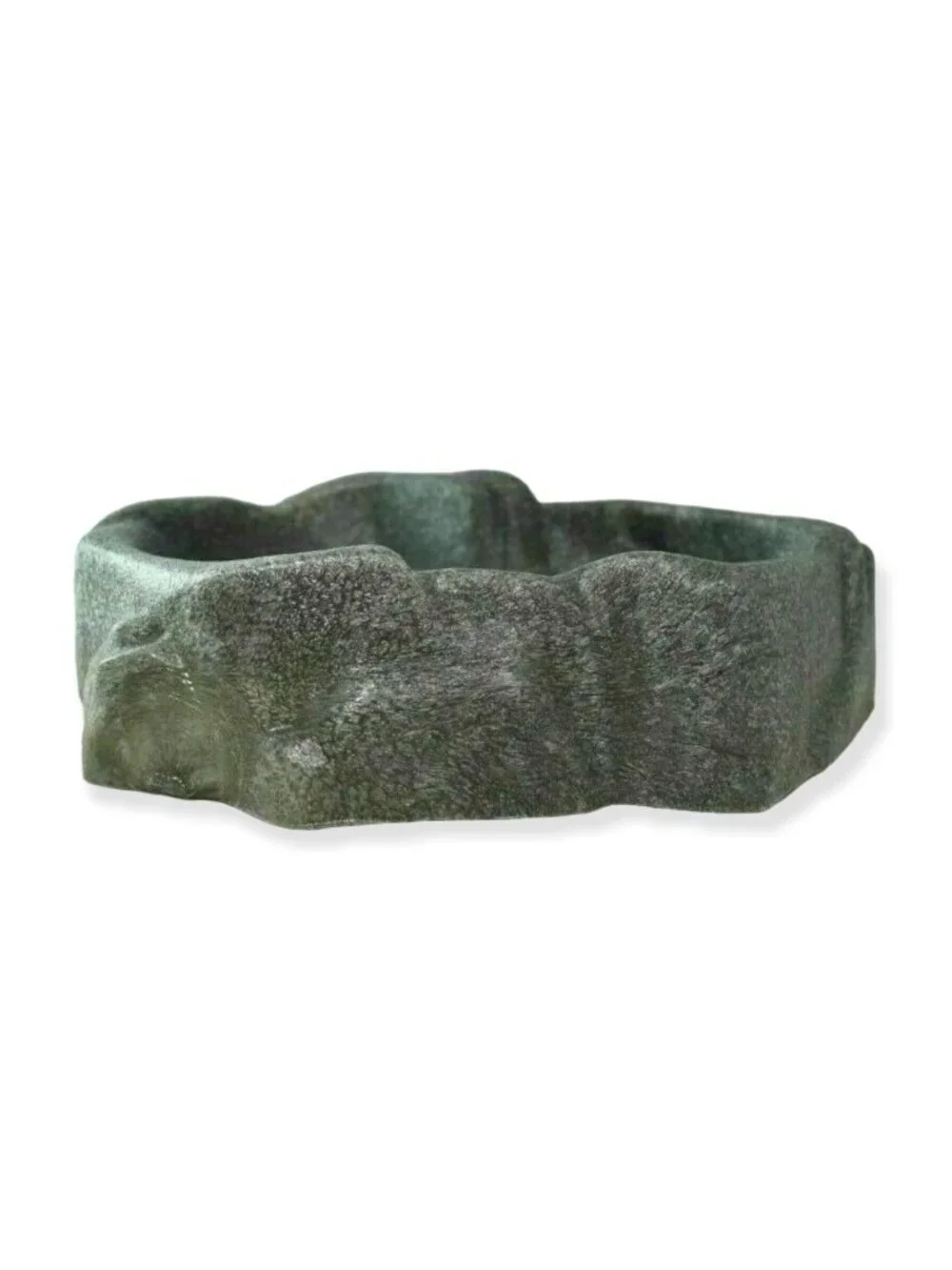 Zoo Med Large Non Porous Rock Reptile Gray Water Dish New